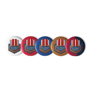Set of pin buttons