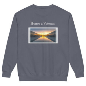 Unisex garment-dyed sweatshirt