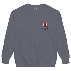 Unisex garment-dyed sweatshirt