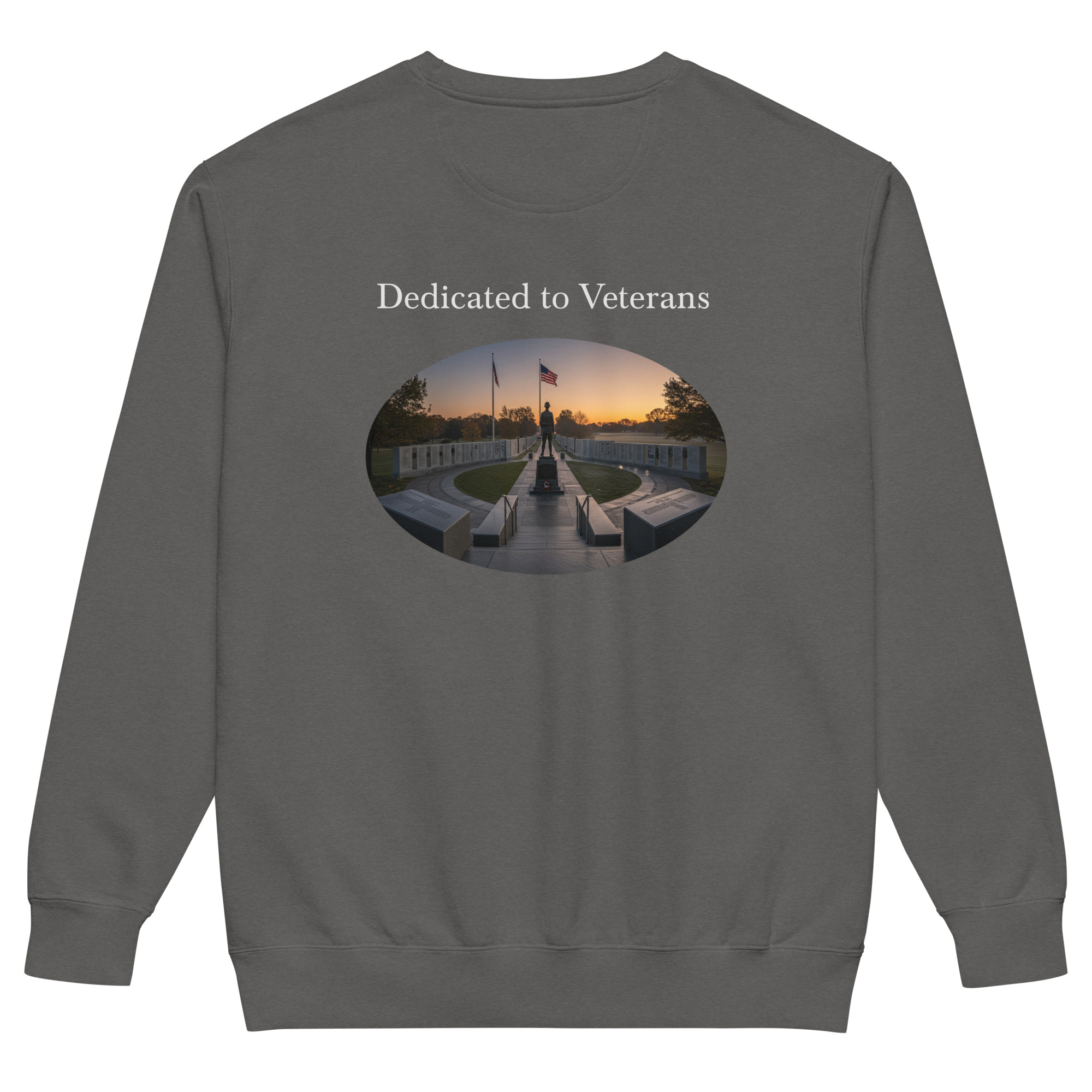 Unisex garment-dyed sweatshirt - Image 4