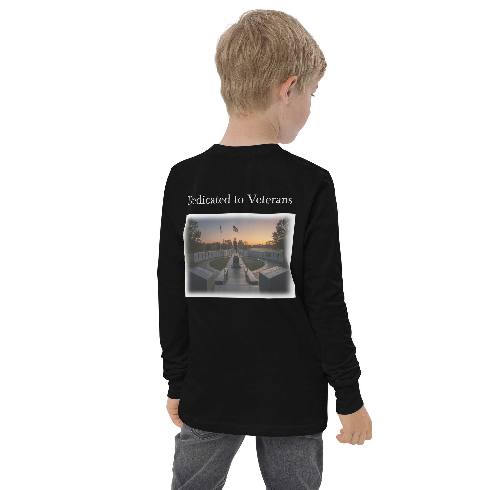 Youth long sleeve tee - Image 4