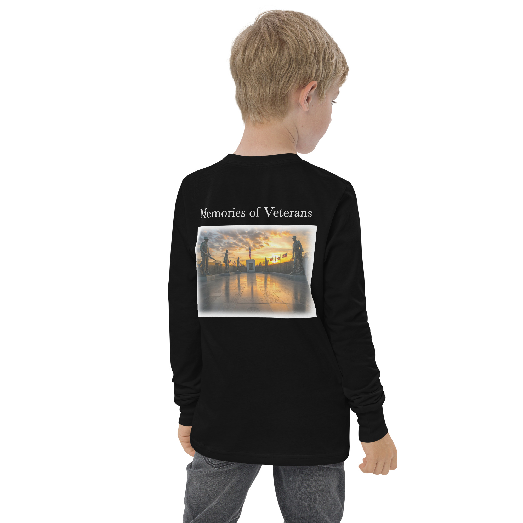 Youth long sleeve tee - Image 4