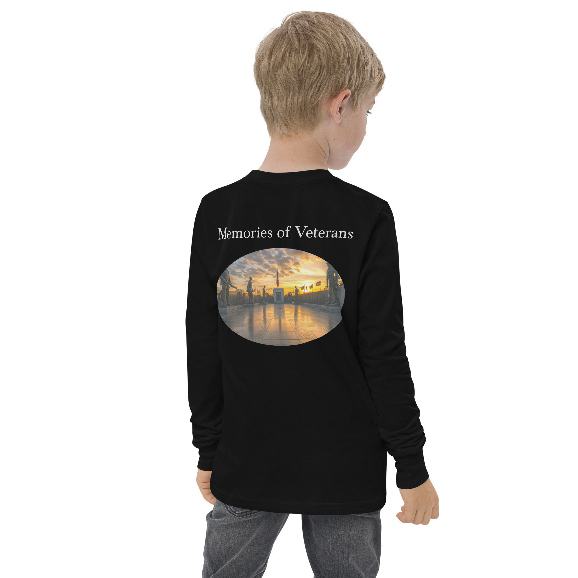 Youth long sleeve tee - Image 5