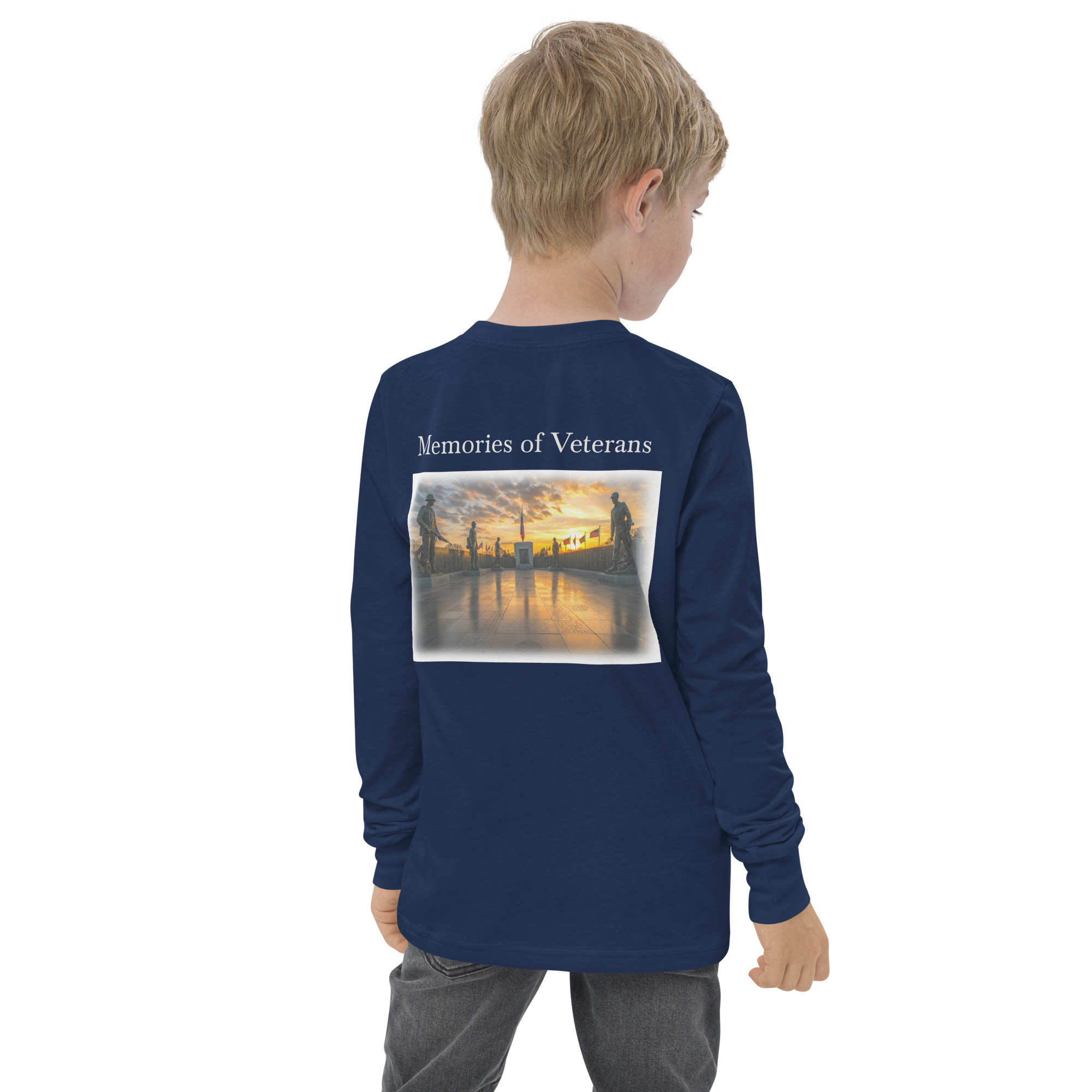 Youth long sleeve tee - Image 8