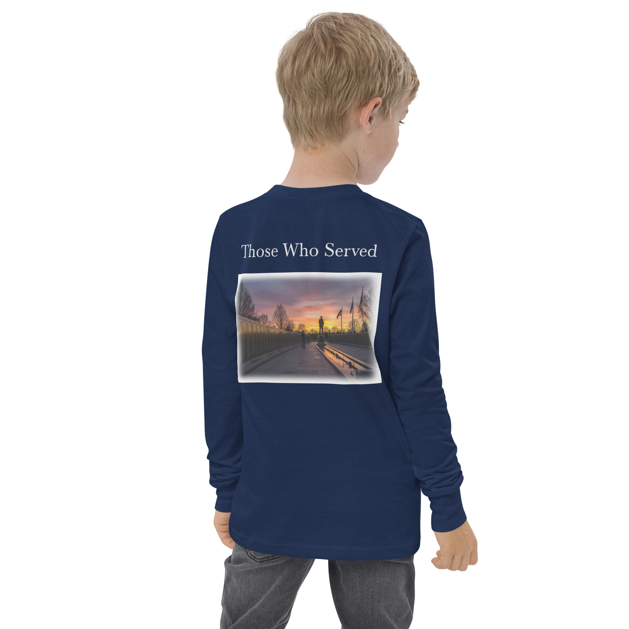 Youth long sleeve tee - Image 8